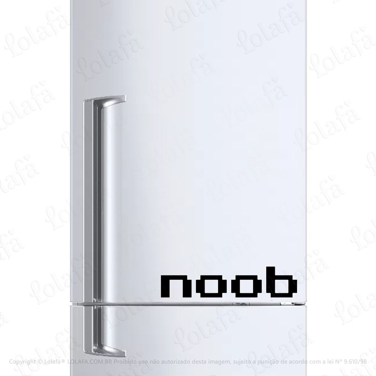 Adesivo Para Geladeira Noob Jogador Mod:1542
