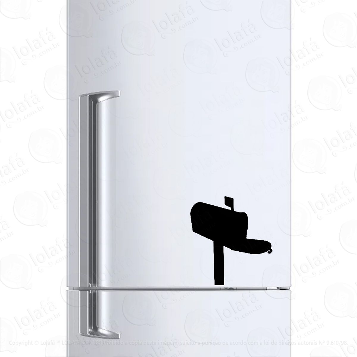Adesivo Para Geladeira Caixa De Correios Postal Mod:1555