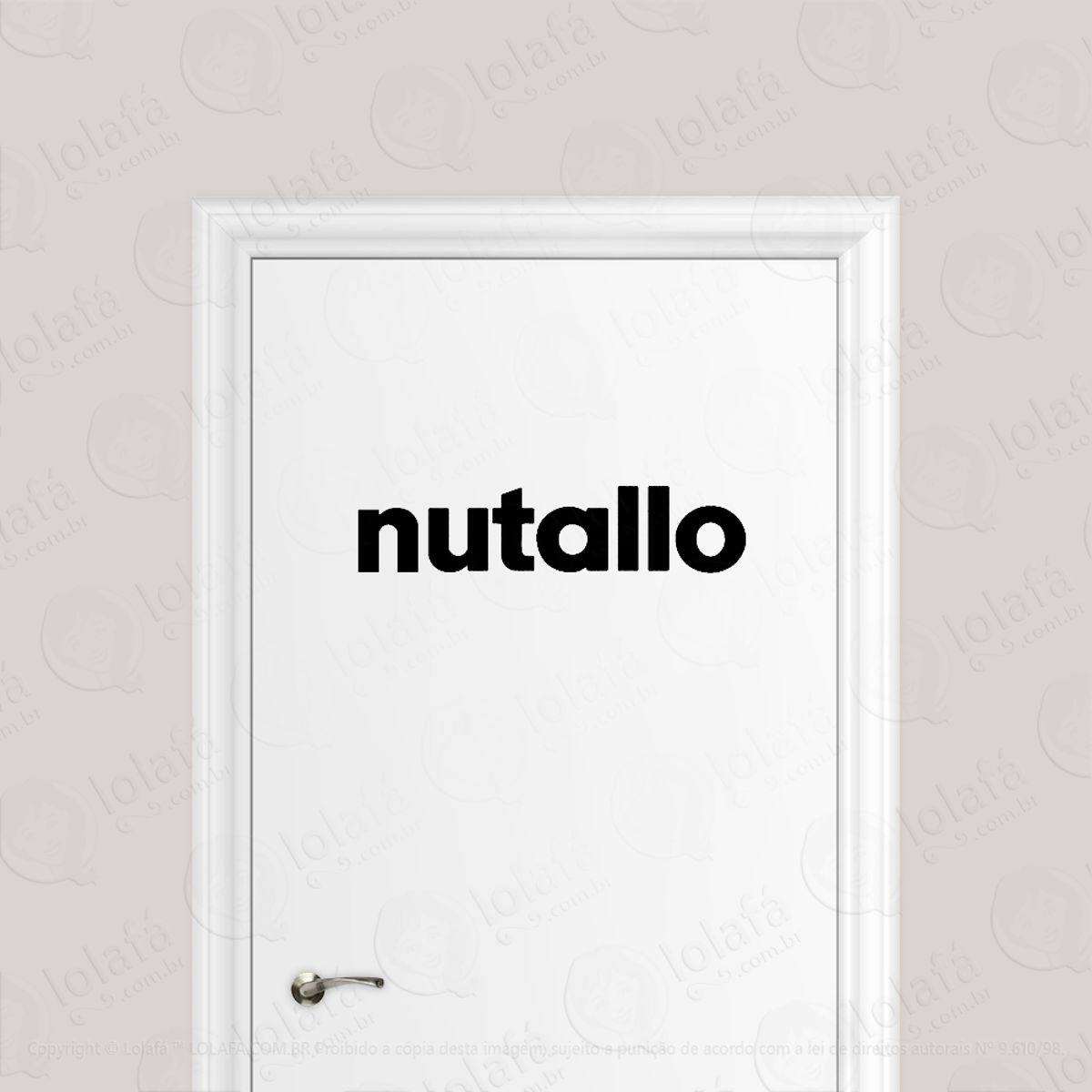 Adesivo Para Porta Nutallo Tuning Rebaixado Mod:1641