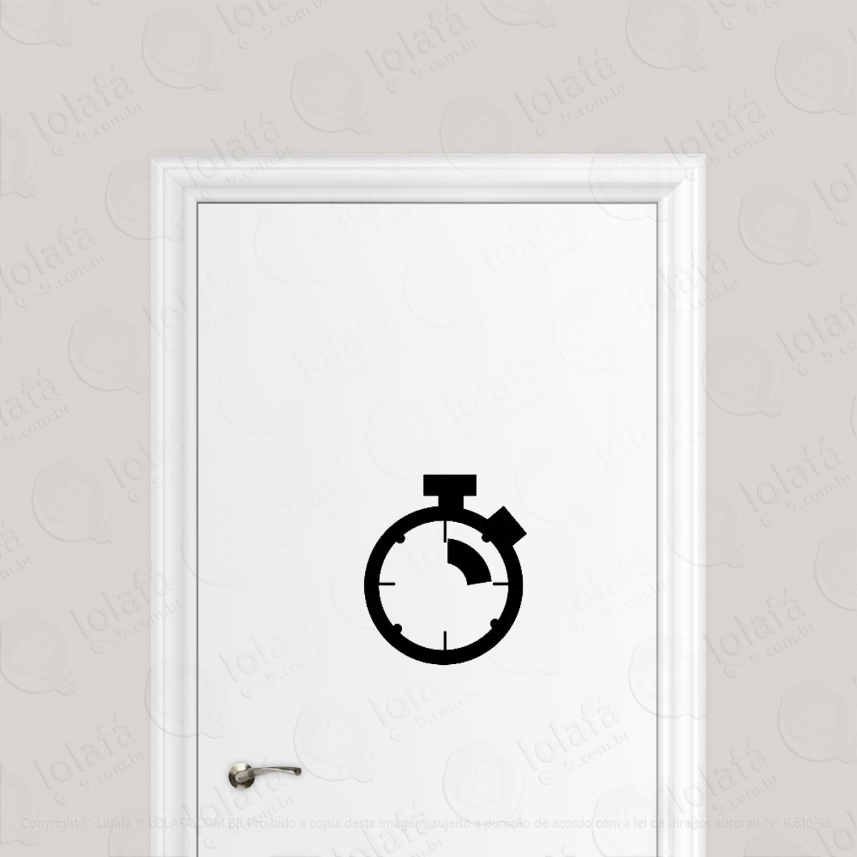 Adesivo Para Porta Relógio Cronometro Mod:1825