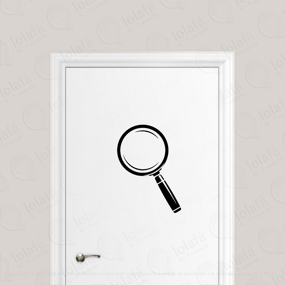 Adesivo Para Porta Lupa Lente De Aumento Mod:1840