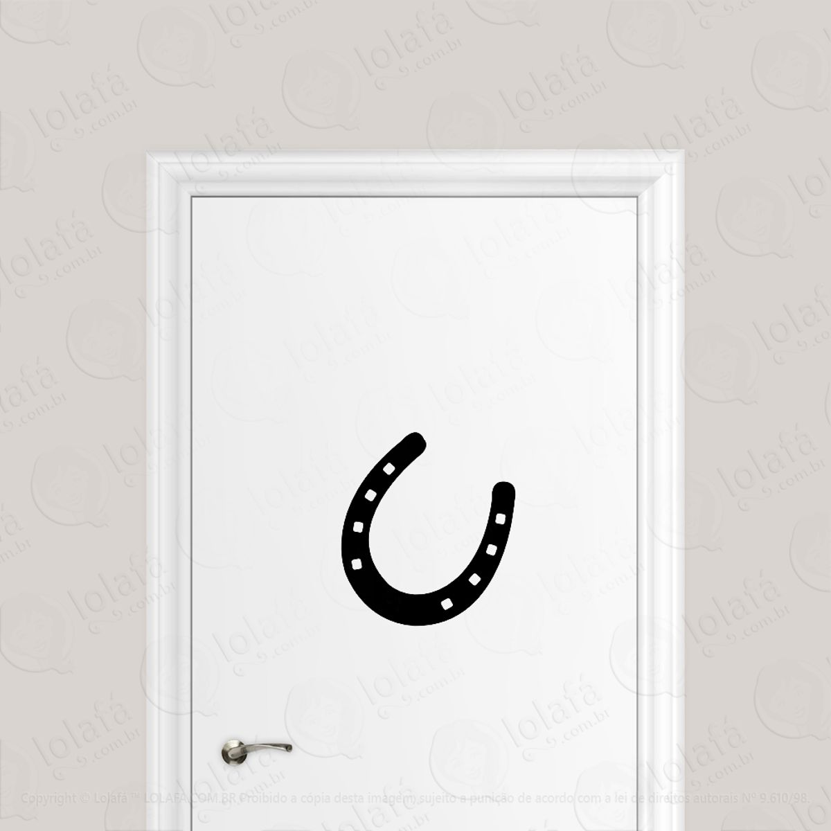 Adesivo Para Porta Ferradura Mod:1861