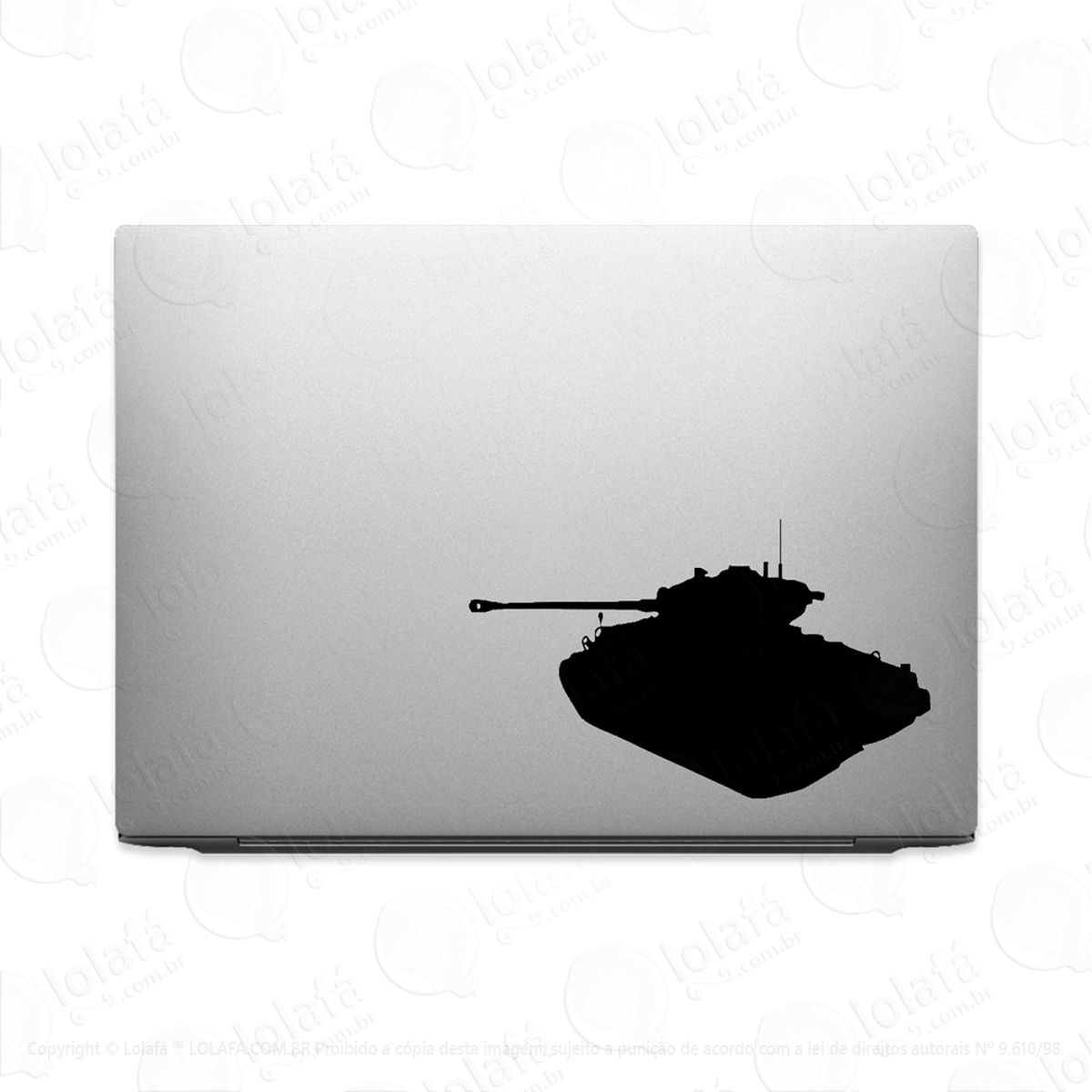 Adesivo Para Notebook Tanque De Guerra Mod:1976