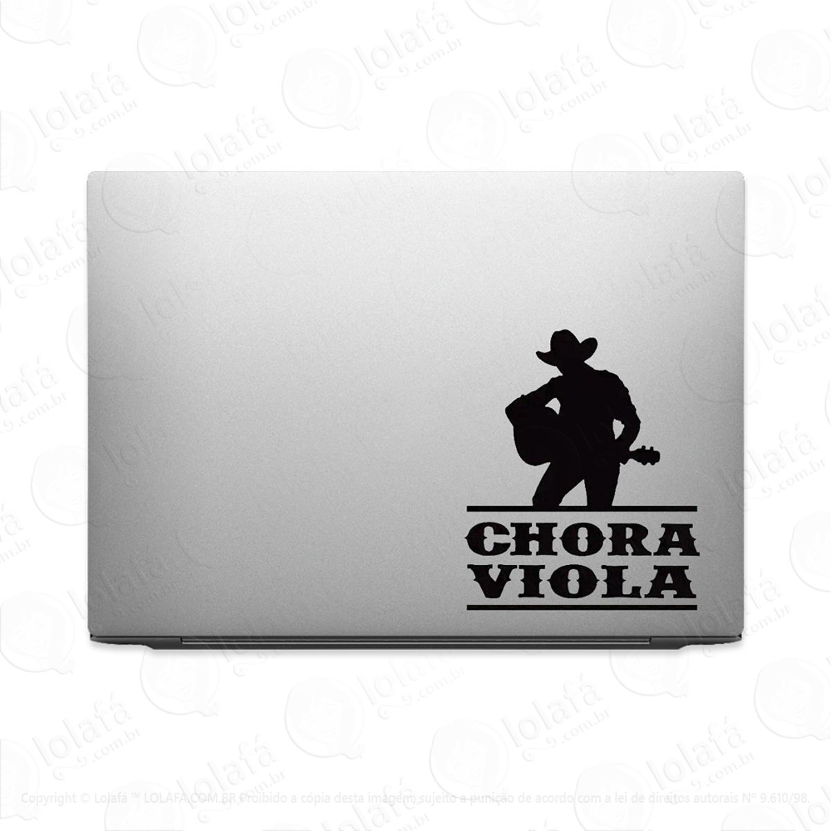 Adesivo Para Notebook Sertanejo Chora Viola Mod:1979