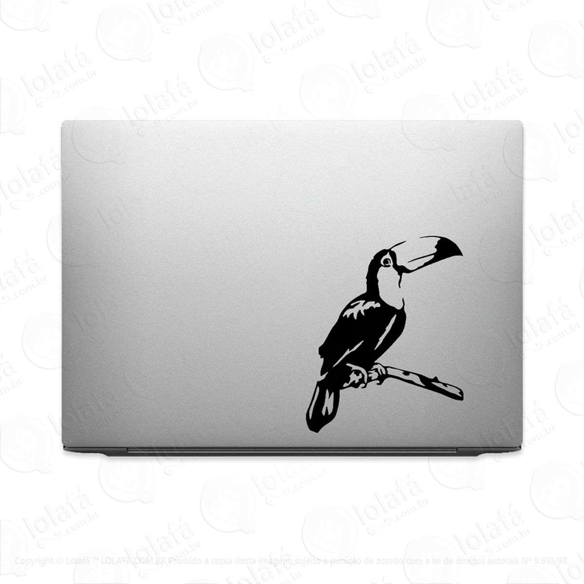 Adesivo Para Notebook Tucano Animal Silvestre Brasileiro Mod:1980