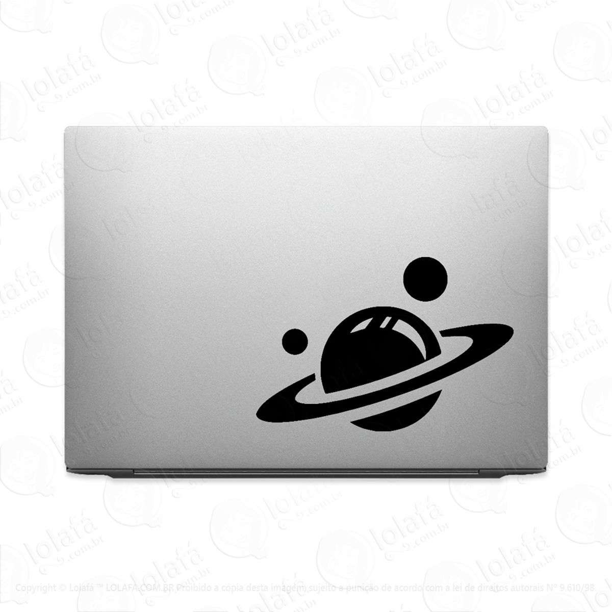 Adesivo Para Notebook Planeta Universo Saturno Anel Mod:2002
