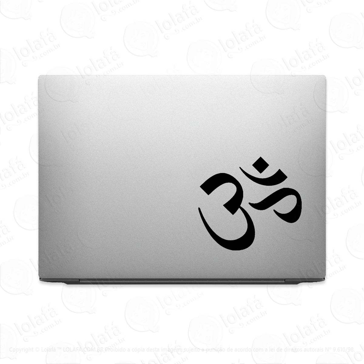 Adesivo Para Notebook Símbolo Om Meditação Zen Budha Macbook Mod:2022