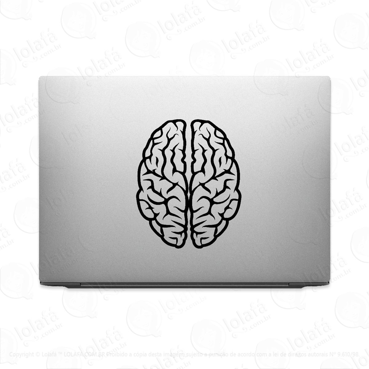 Adesivo Tablet Notebook Pc Biologia Cérebro Mod:2025