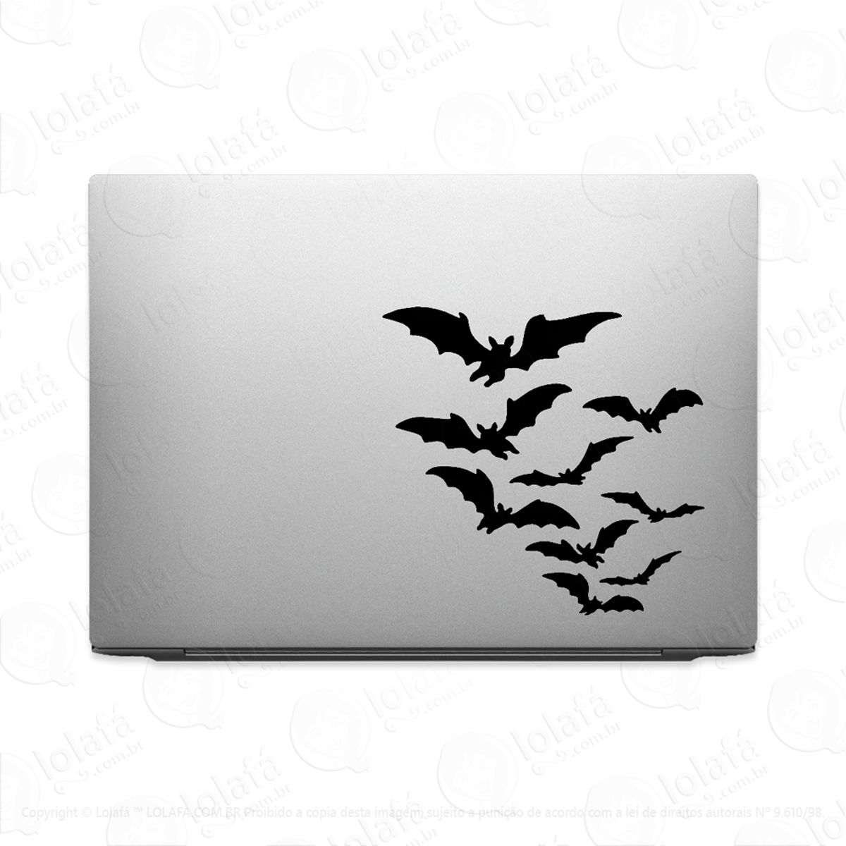 Adesivo Tablet Notebook Pc Revoada De Morcegos Mod:2027