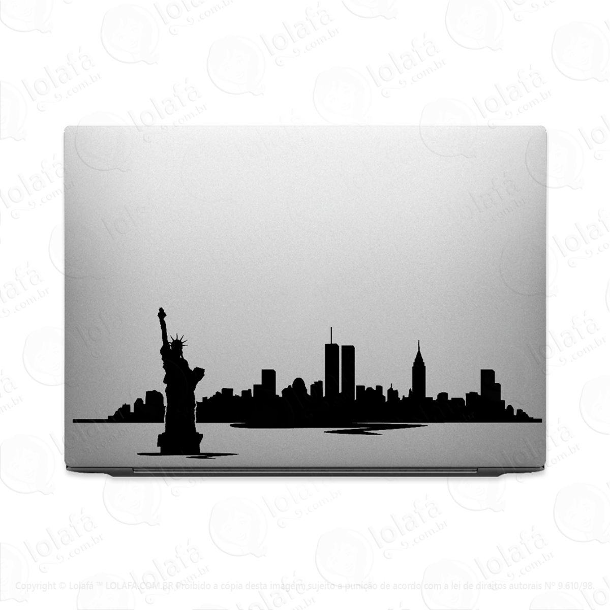 Adesivo Para Notebook New York Mod:2034