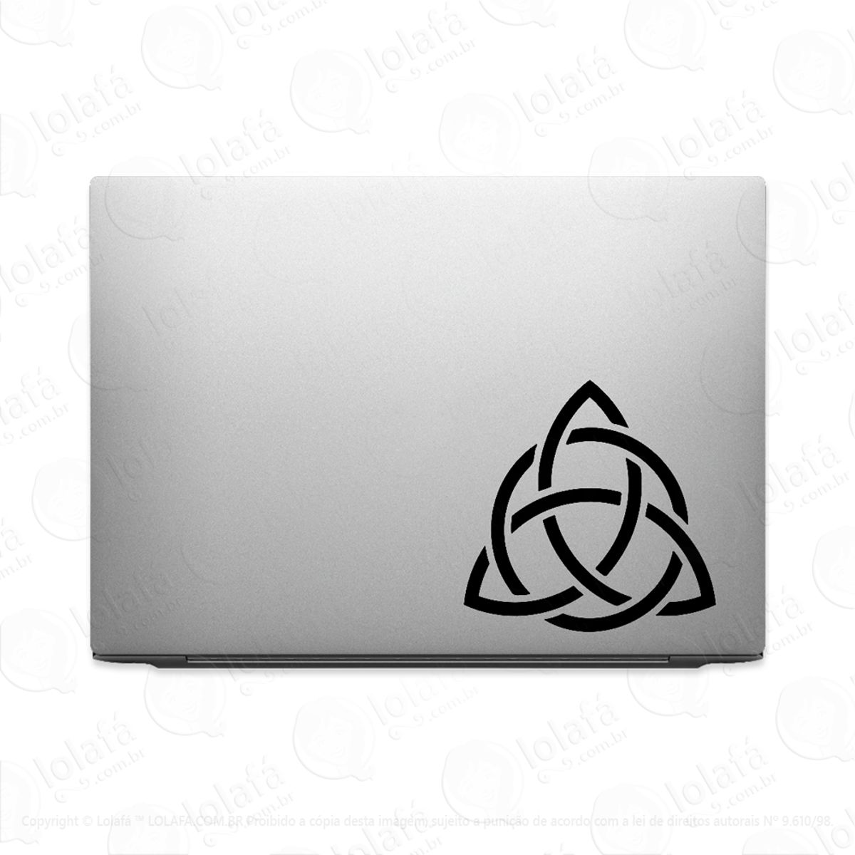 Adesivo Tablet Notebook Triqueta Símbolo Celta Macbook Mod:2037