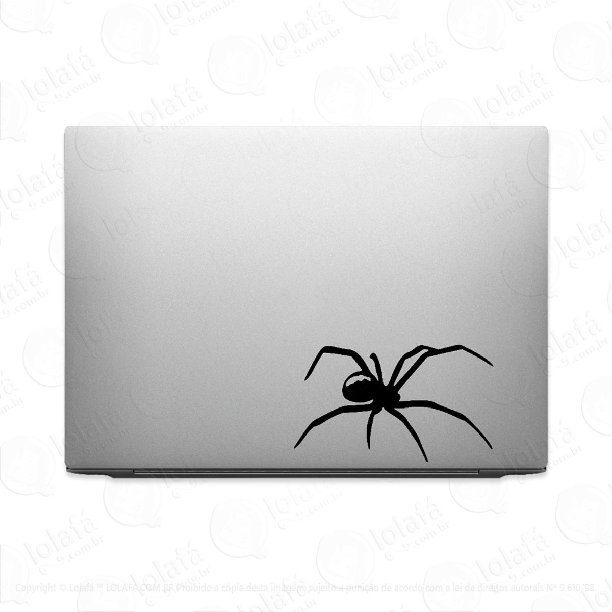 Adesivo Para Notebook Inseto Aranha Viúva Negra Mod:2043