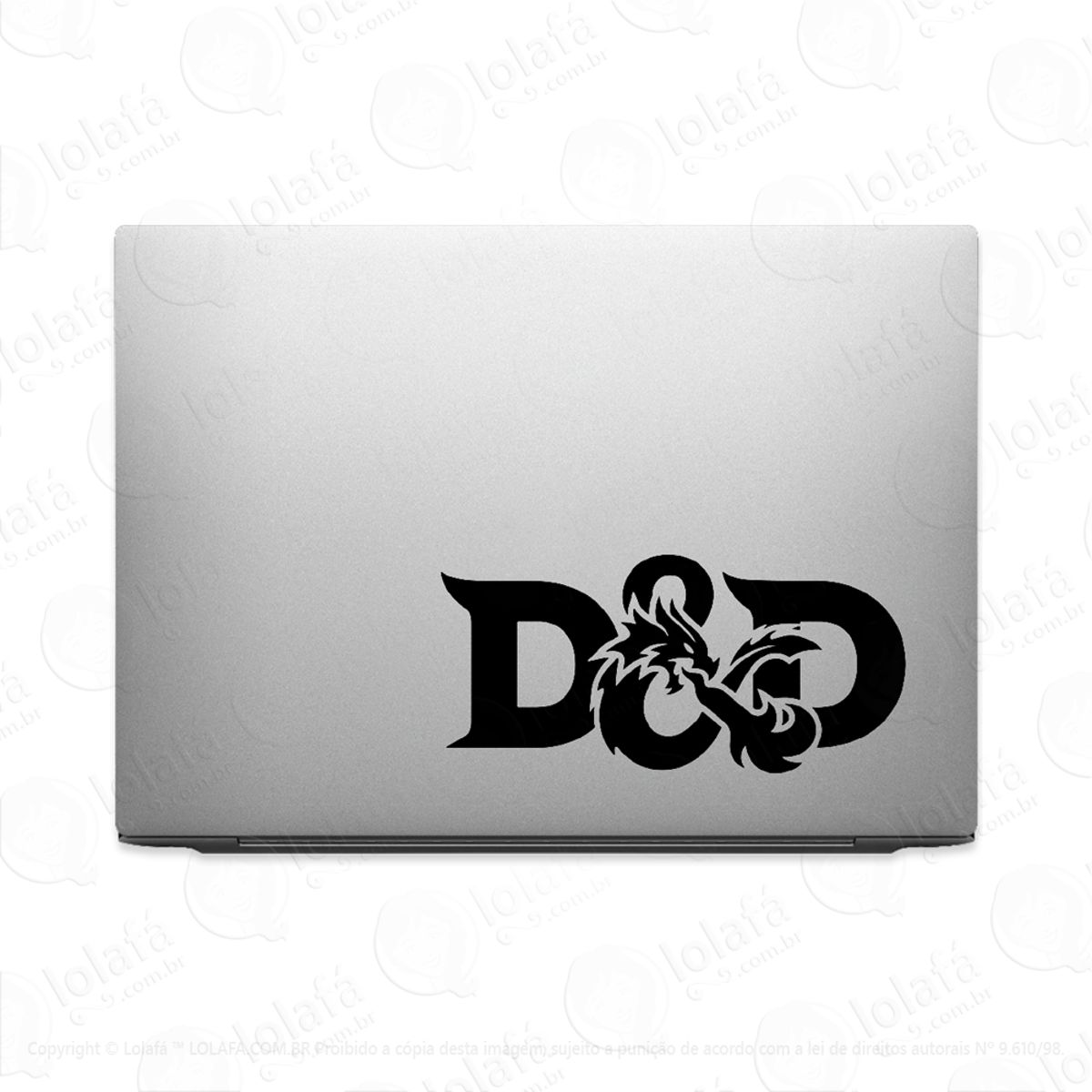 Adesivo Para Notebook Dungeon And Dragons Rpg Mod:2059