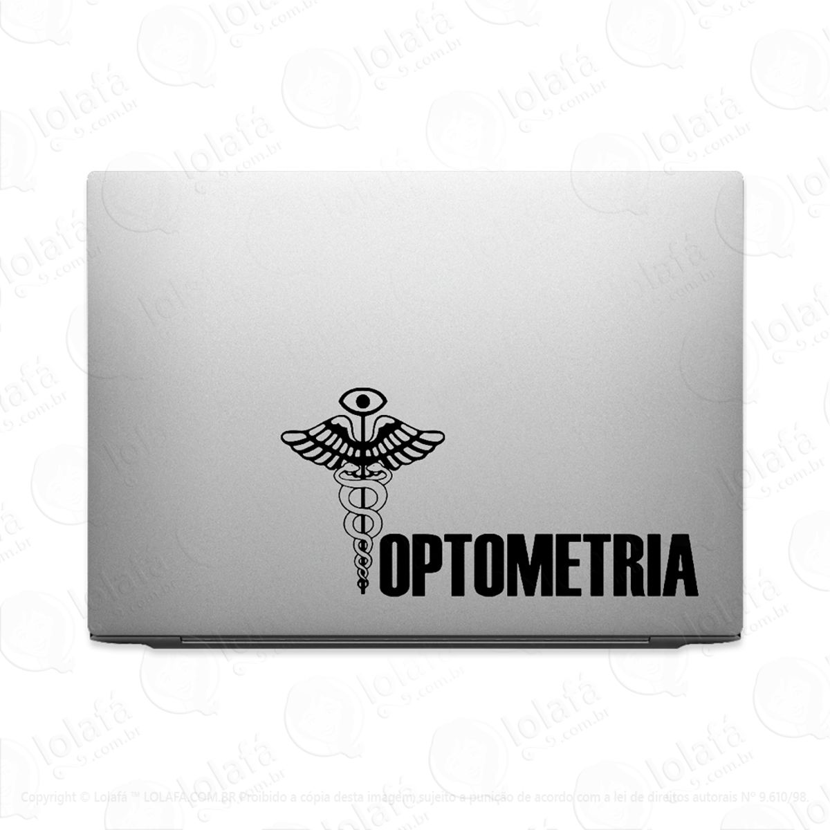 Adesivo Tablet Notebook Pc Profissão Optometria Mod:2066
