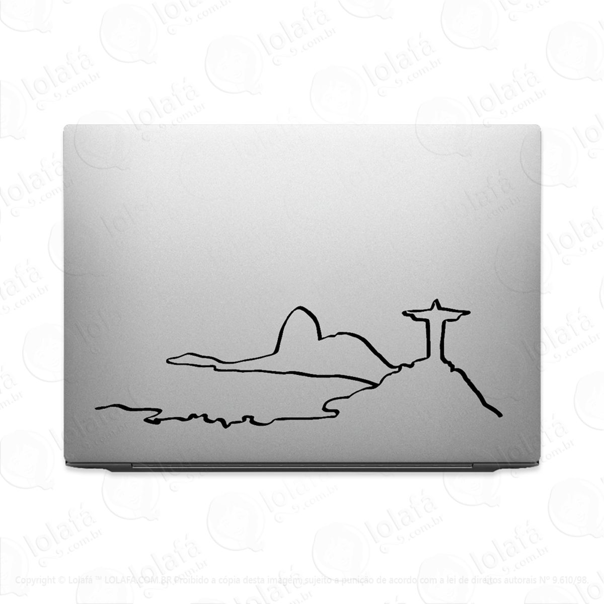 Adesivo Tablet Notebook Pc Cristo Redentor E Pão De Açúcar Mod:2089