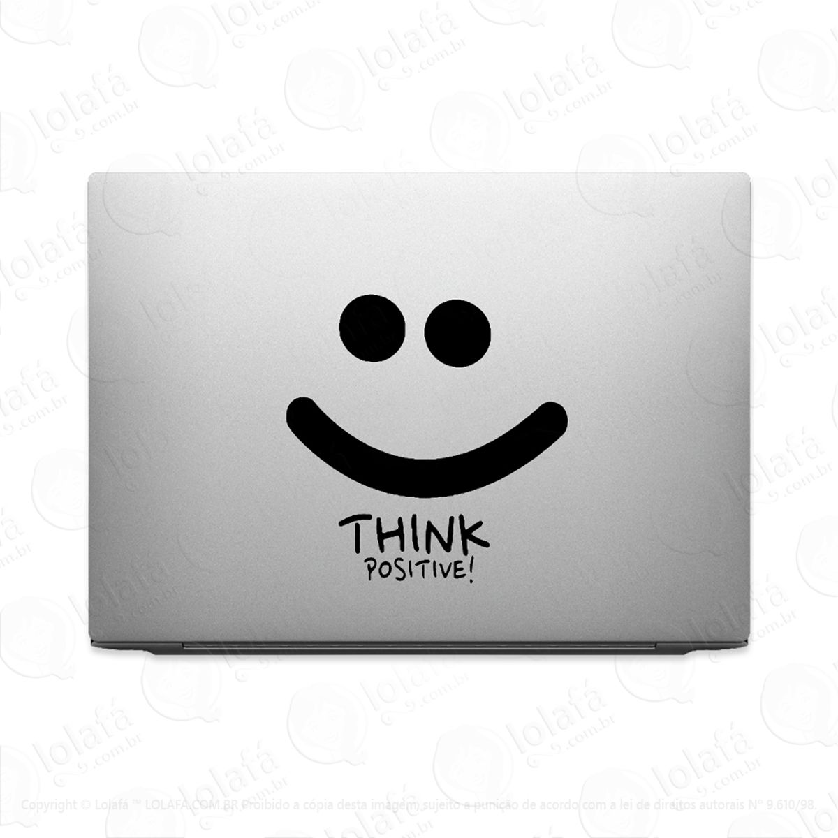 Adesivo Tablet Notebook Pc Pense Positivo! Mod:2094