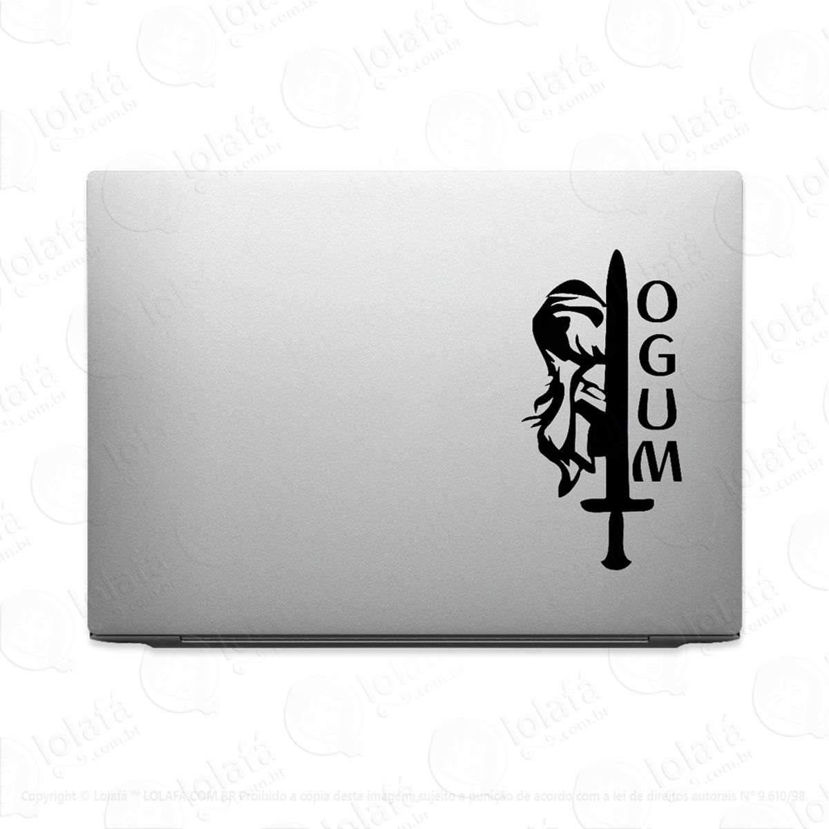 Adesivo Para Notebook Ogum Umbanda Orixá Mod:2105