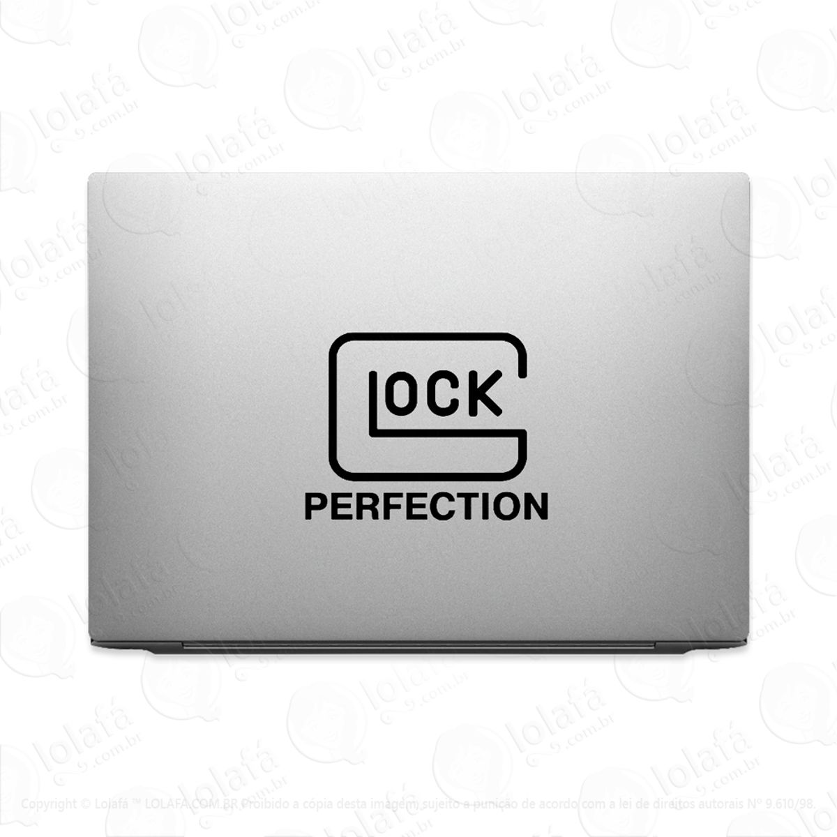 Adesivo Para Notebook Glock Perfection Segurança Mod:2110