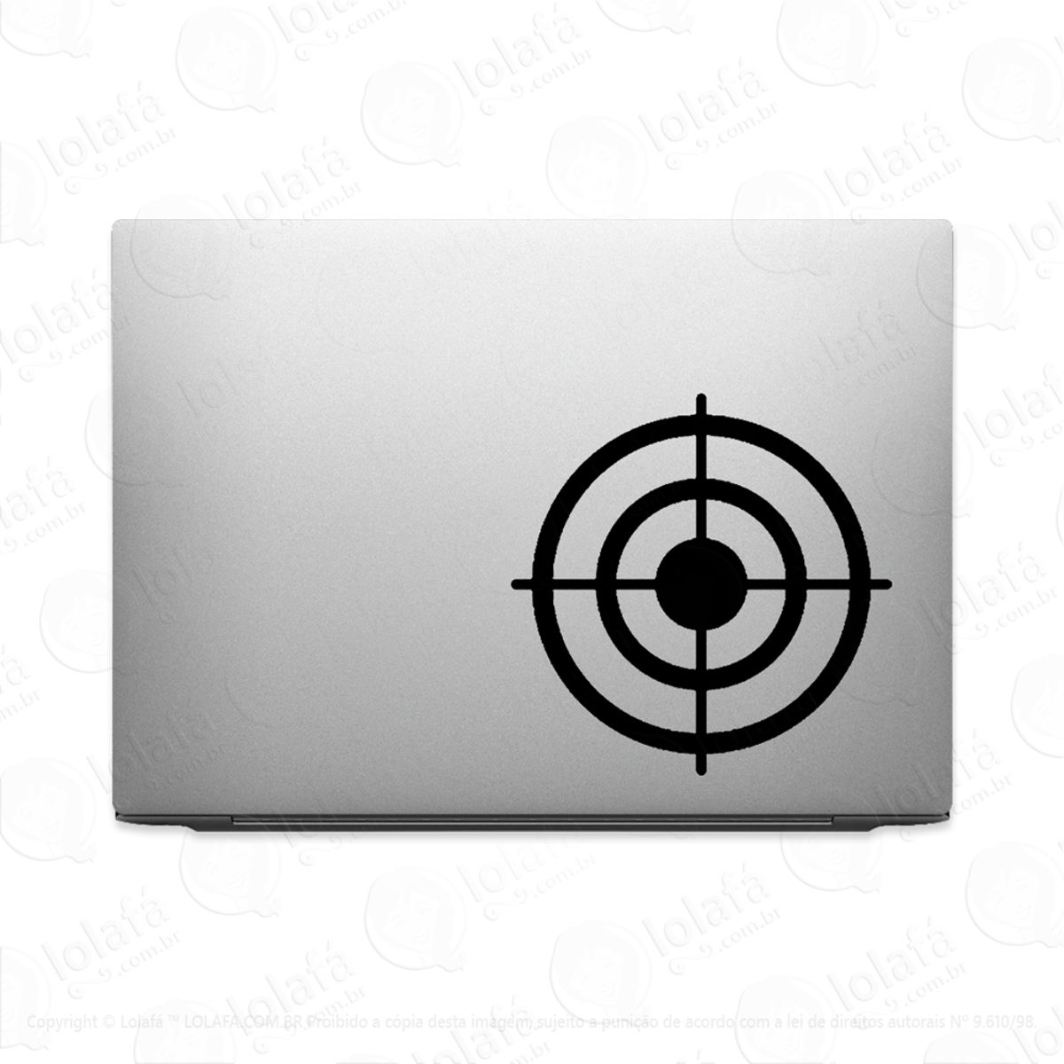 Adesivo Para Notebook Alvo Mira Pontaria Mod:2118