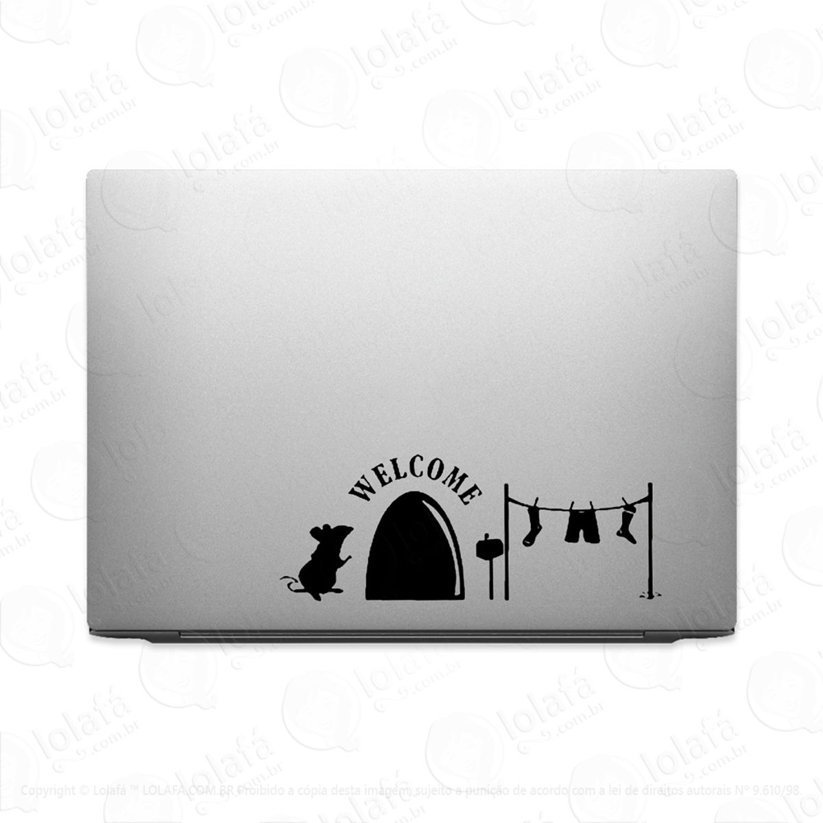 Adesivo Tablet Notebook Pc Toca De Rato Mod:2121
