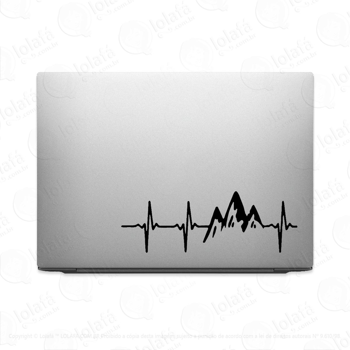 Adesivo Para Notebook Amor Escalada Alpes Montanhas Mod:2183