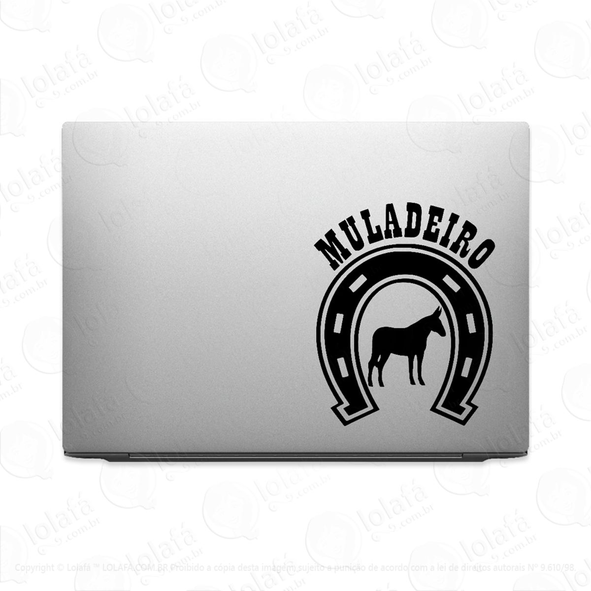 Adesivo Tablet Notebook Pc Muladeiro Ferradura Mod:2214