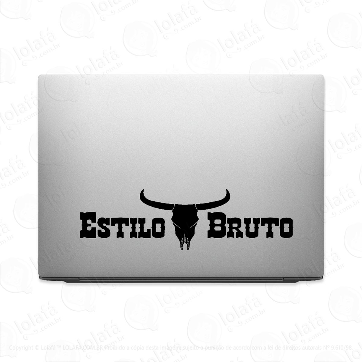 Adesivo Para Notebook Estilo Bruto Rodeio Mod:2215