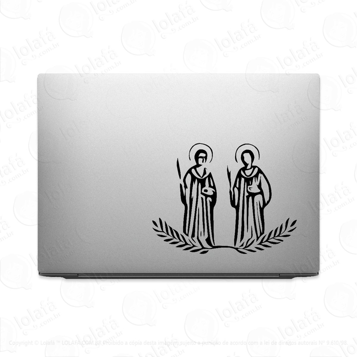 Adesivo Para Notebook São Cosme E Damião Mod:2229