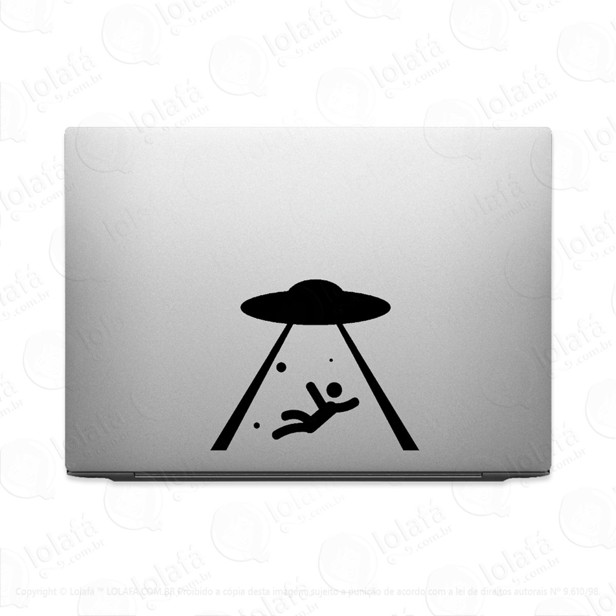Adesivo Tablet Notebook Pc Abdução Extra Terrestre Mod:2231