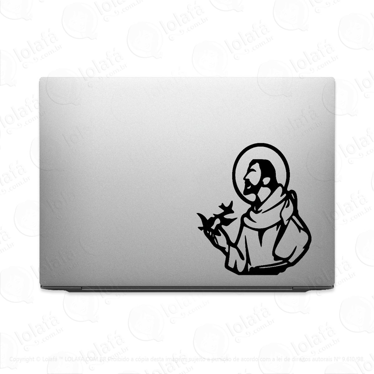 Adesivo Tablet Notebook Pc São Francisco De Assis Mod:2233
