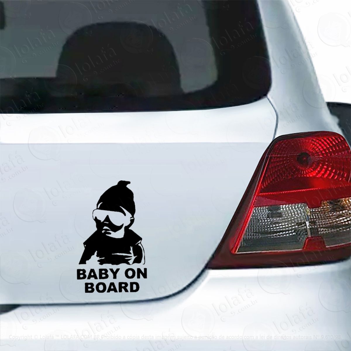 Adesivo Hangover Carlos Baby On Board - Se Beber Não Case Mod:2234