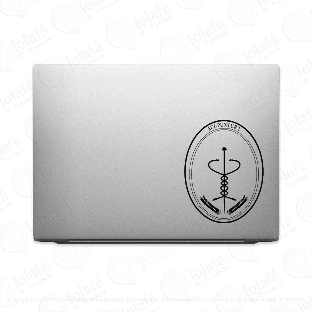 Adesivo Para Notebook Profissão Acupuntura Curso Mod:2238