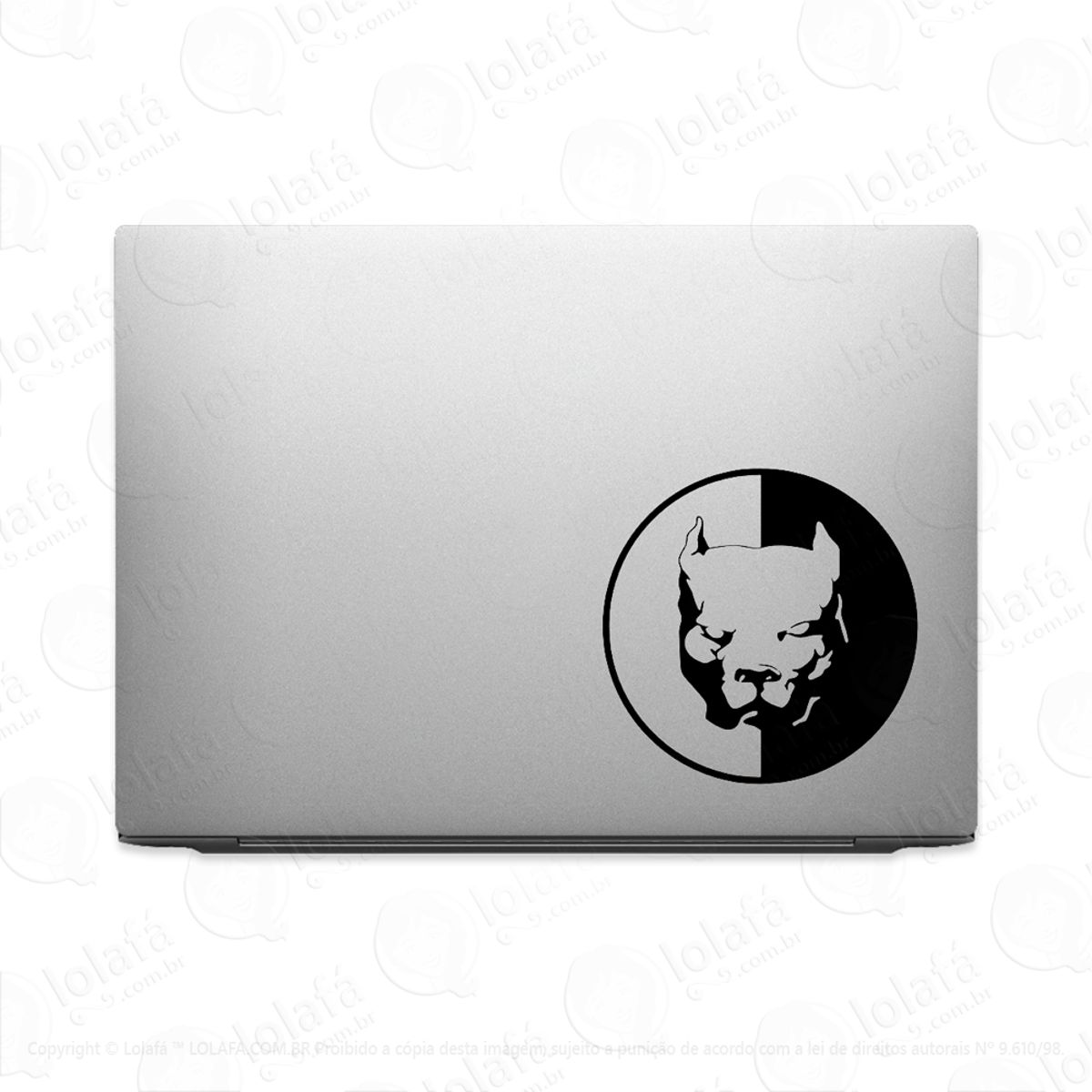 Adesivo Para Notebook Pitbull Mod:2244