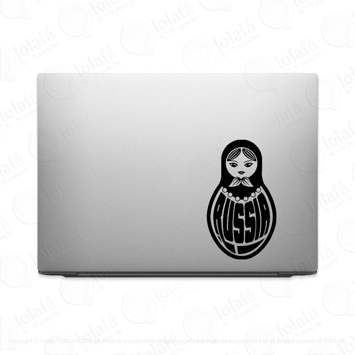 Adesivo Tablet Notebook Pc Boneca Russa Matriosca Russia Mod:2262