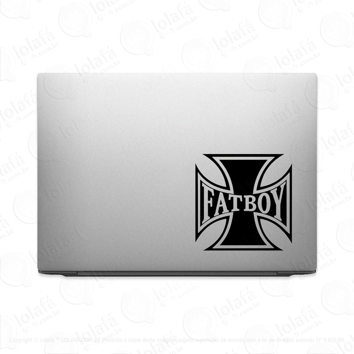 Adesivo Tablet Notebook Pc Decalque Fat Boy Harley Davidson Mod:2264