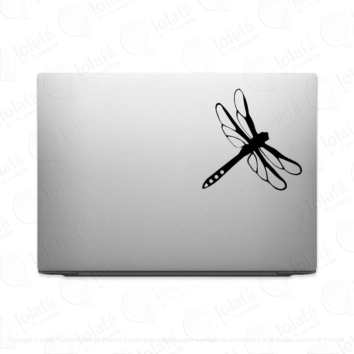 Adesivo Tablet Notebook Pc Libélula Inseto Helicóptero Mod:2265