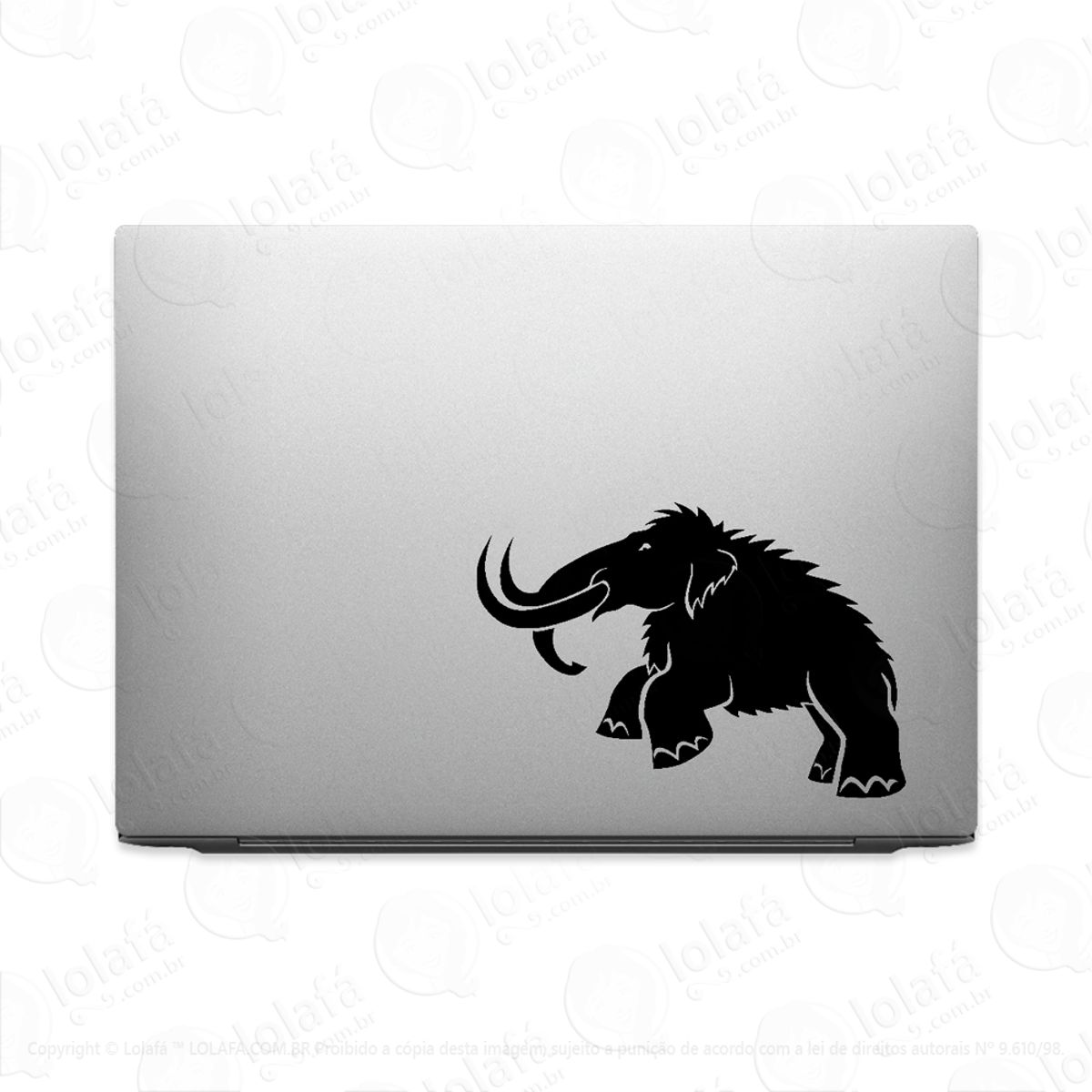 Adesivo Para Notebook Mamute Pré-histórico Mod:2301