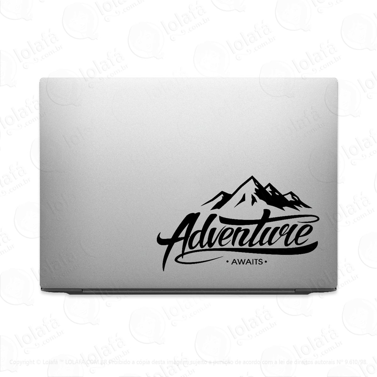Adesivo Tablet Notebook Pc Aventureiro A Aventura Te Espera Mod:2305