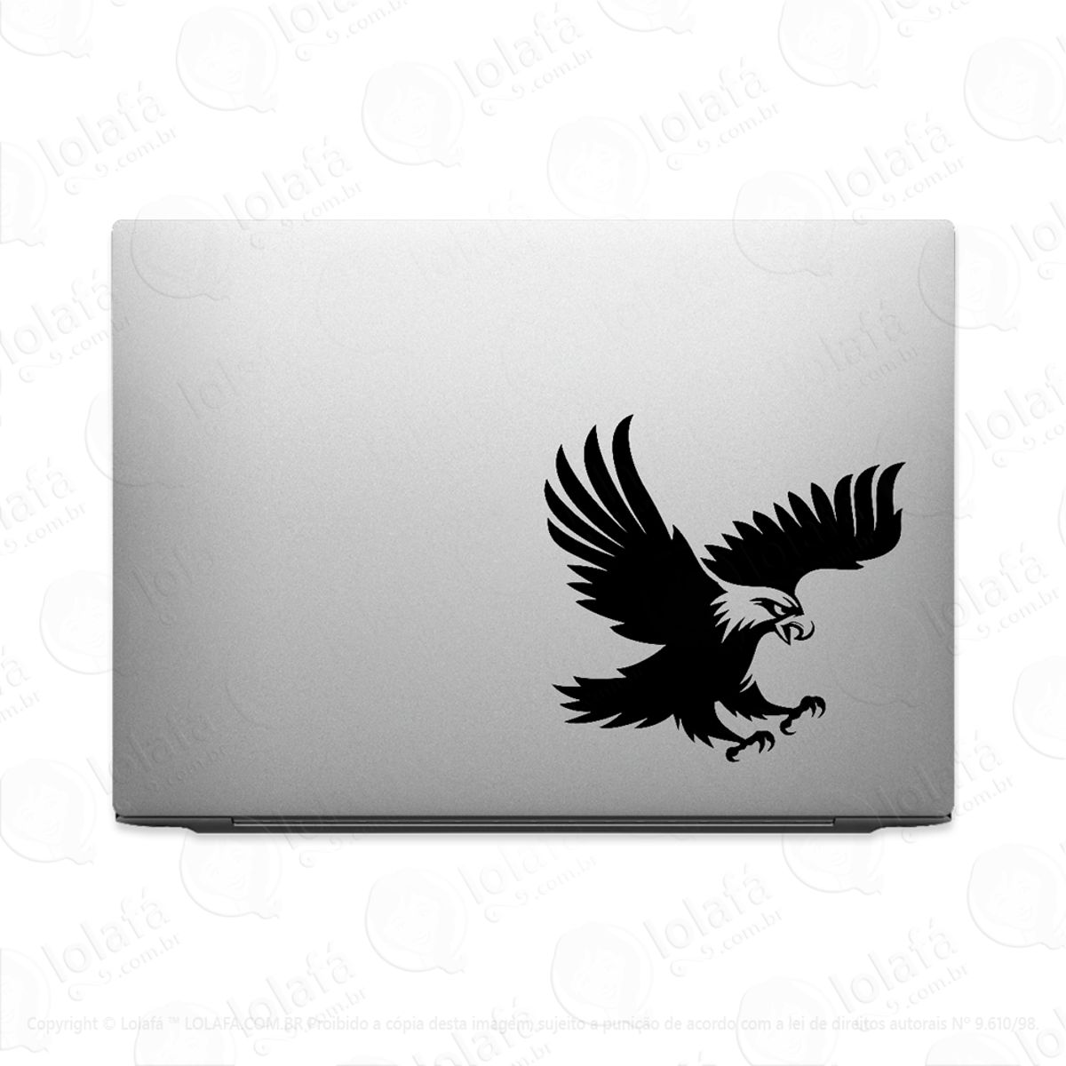 Adesivo Tablet Notebook Pc Águia Atacando Mod:2342