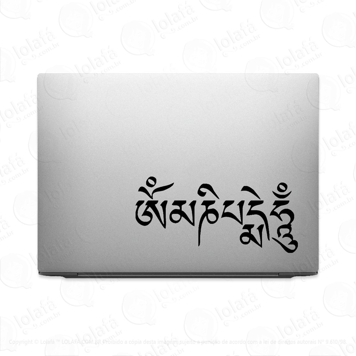 Adesivo Tablet Notebook Pc Mantra Om Mani Padme Hum Mod:2344