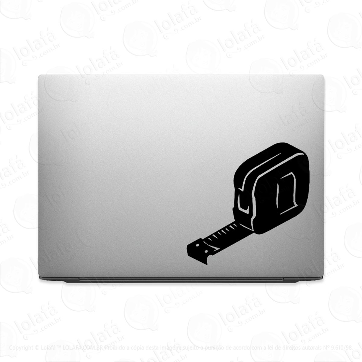 Adesivo Para Notebook Fita Métrica Trena Medidor Mod:2361