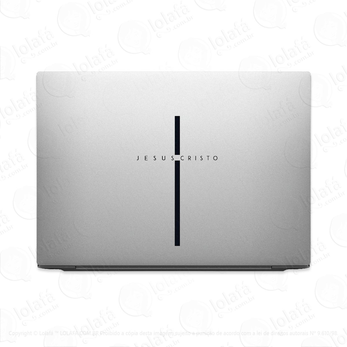 Adesivo Para Notebook Crucifixo Jesus Cristo Mod:2363