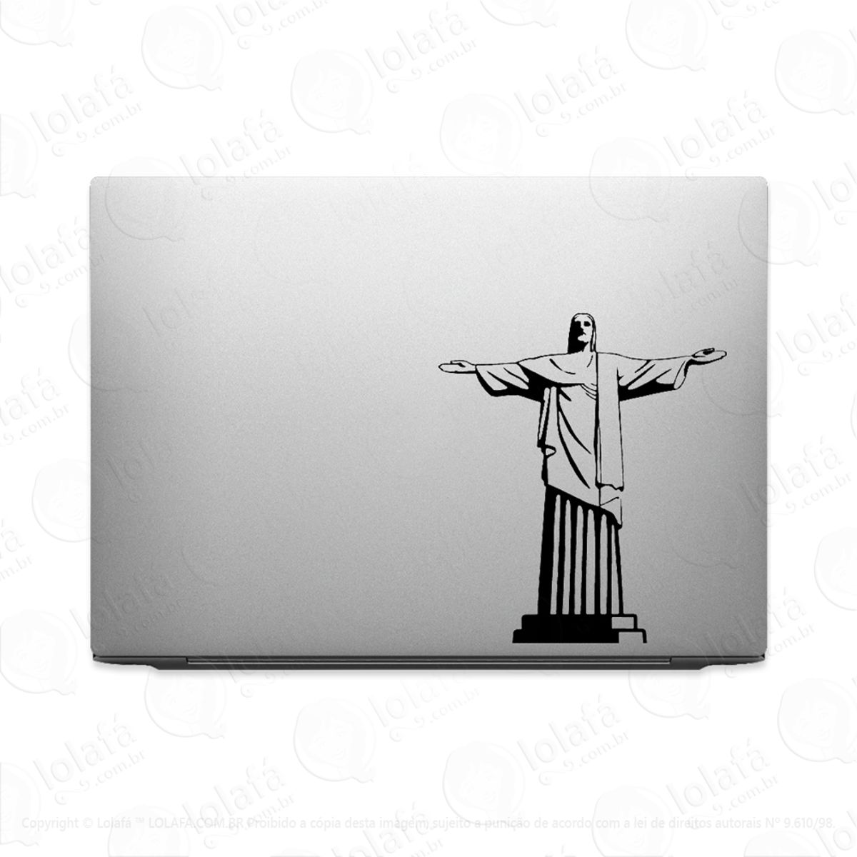 Adesivo Para Notebook Cristo Redentor Rio De Janeiro Mod:2378