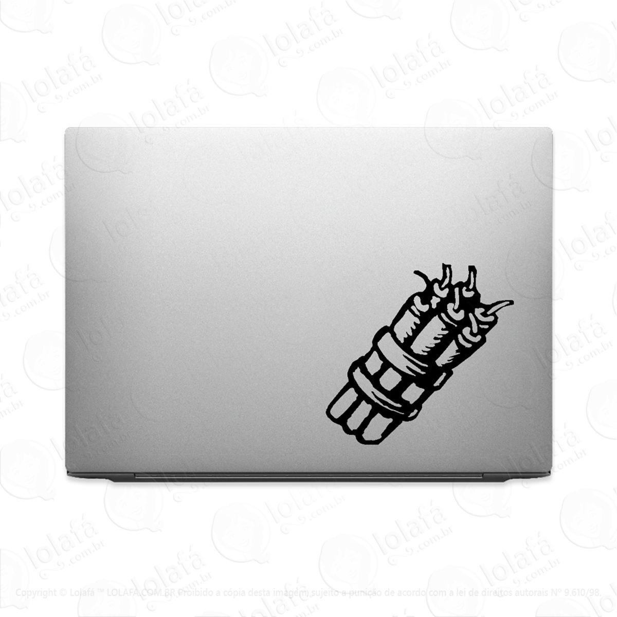 Adesivo Para Notebook Explosivo Bananas De Dinamite Mod:2381