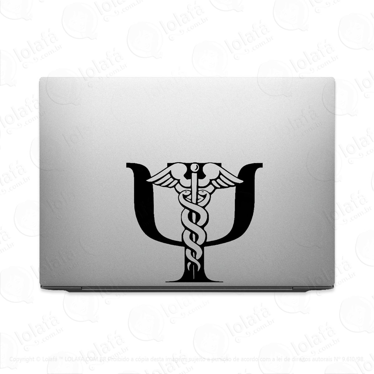 Adesivo De Notebook Psicanálise Símbolo Mod:2384