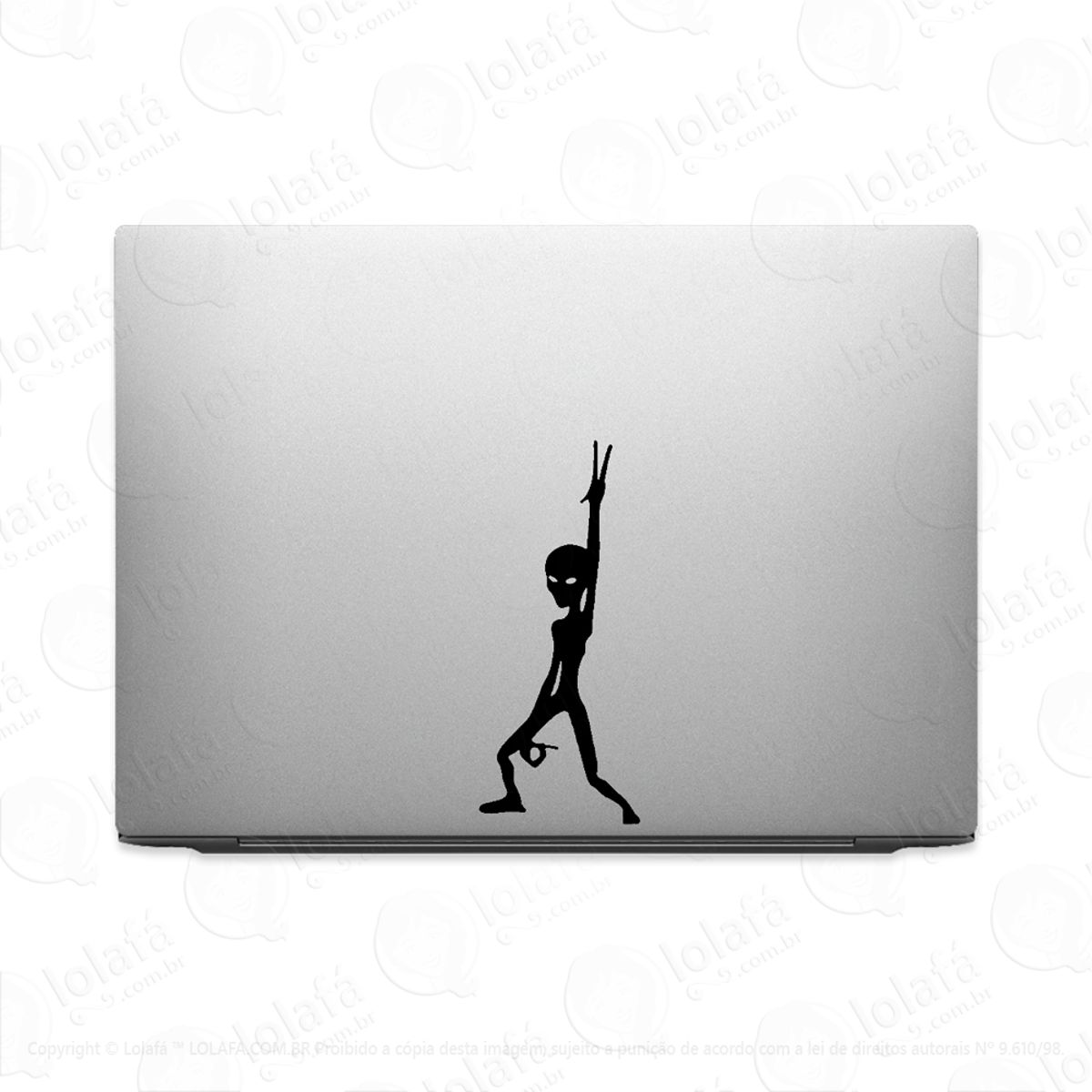Adesivo Tablet Notebook Pc Et Extra Terrestre Ovni Sinal Mod:2406