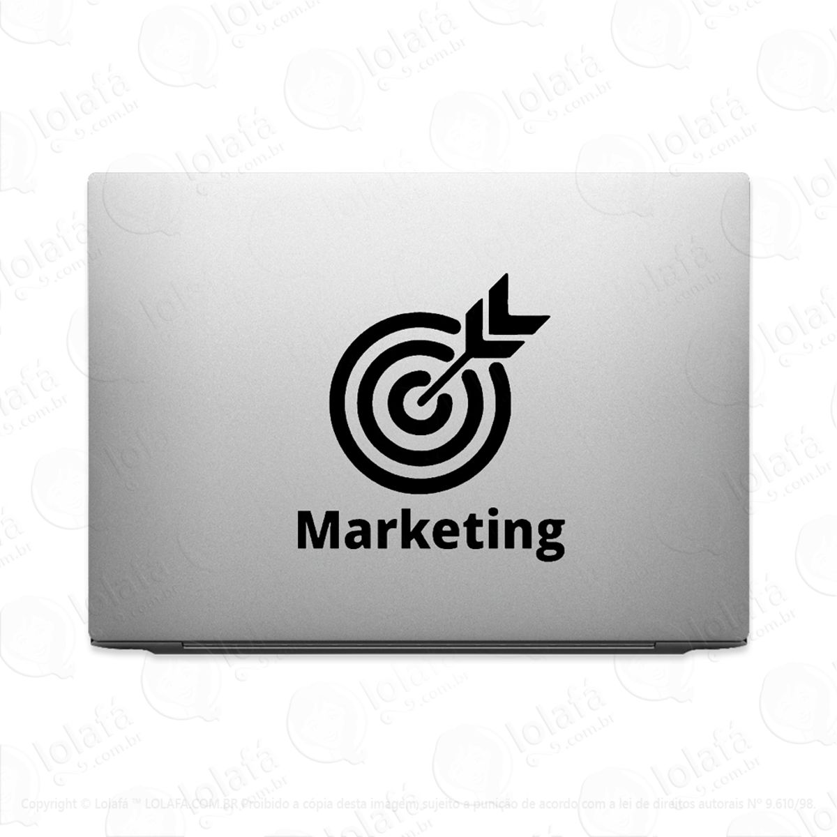 Adesivo Para Notebook Profissões Faculdade Marketing Mod:2416