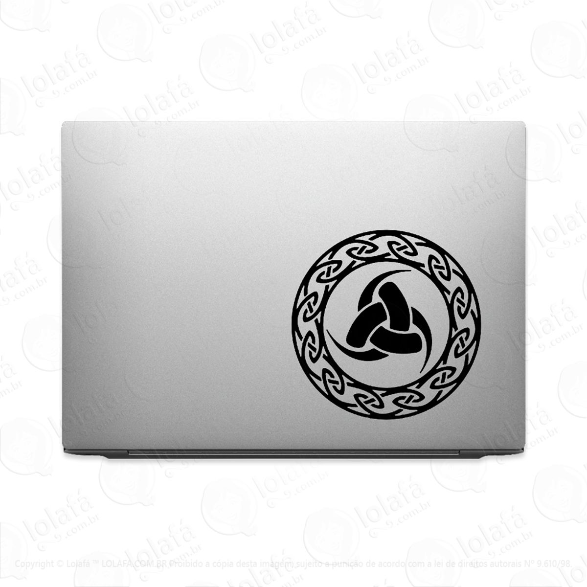 Adesivo Para Notebook Chifre Tripl Viking Mod:2419