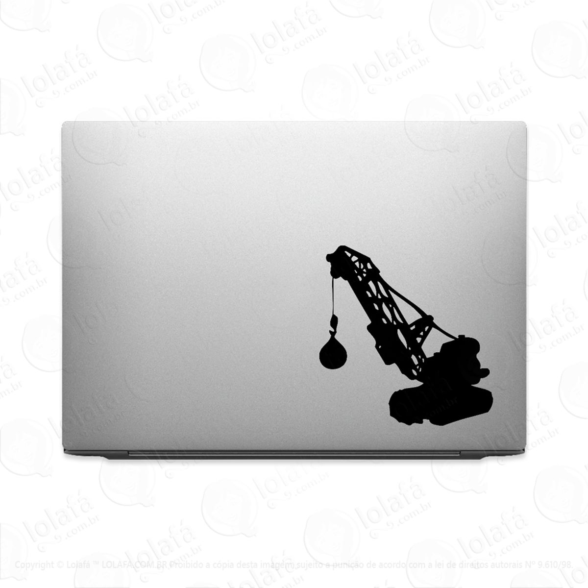Adesivo Para Notebook Máquina Bola De Demolição Mod:2421