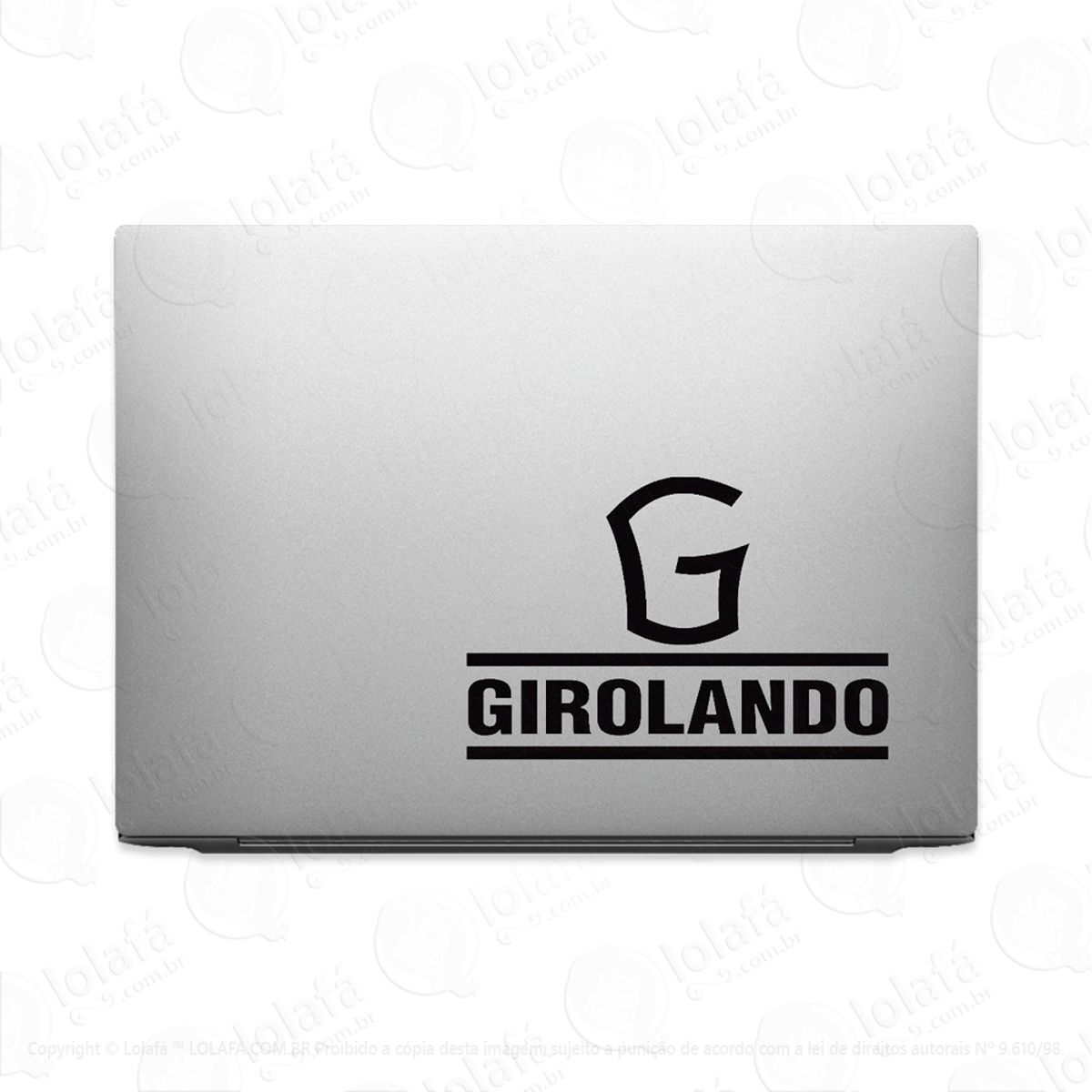Adesivo Para Notebook Boi Gado Girolando Mod:2426